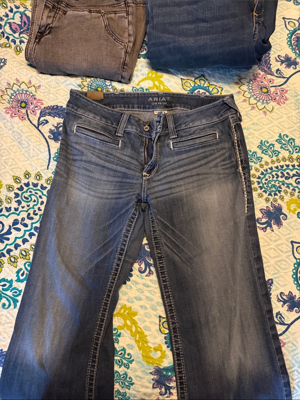 Ariat Women's Dark Blue Bootcut Stretch Jeans